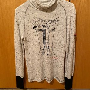 Luis Trenker European designer clothing, long sleeve shirt for ski fanatics